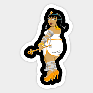 Cleopatra Mummy Sticker